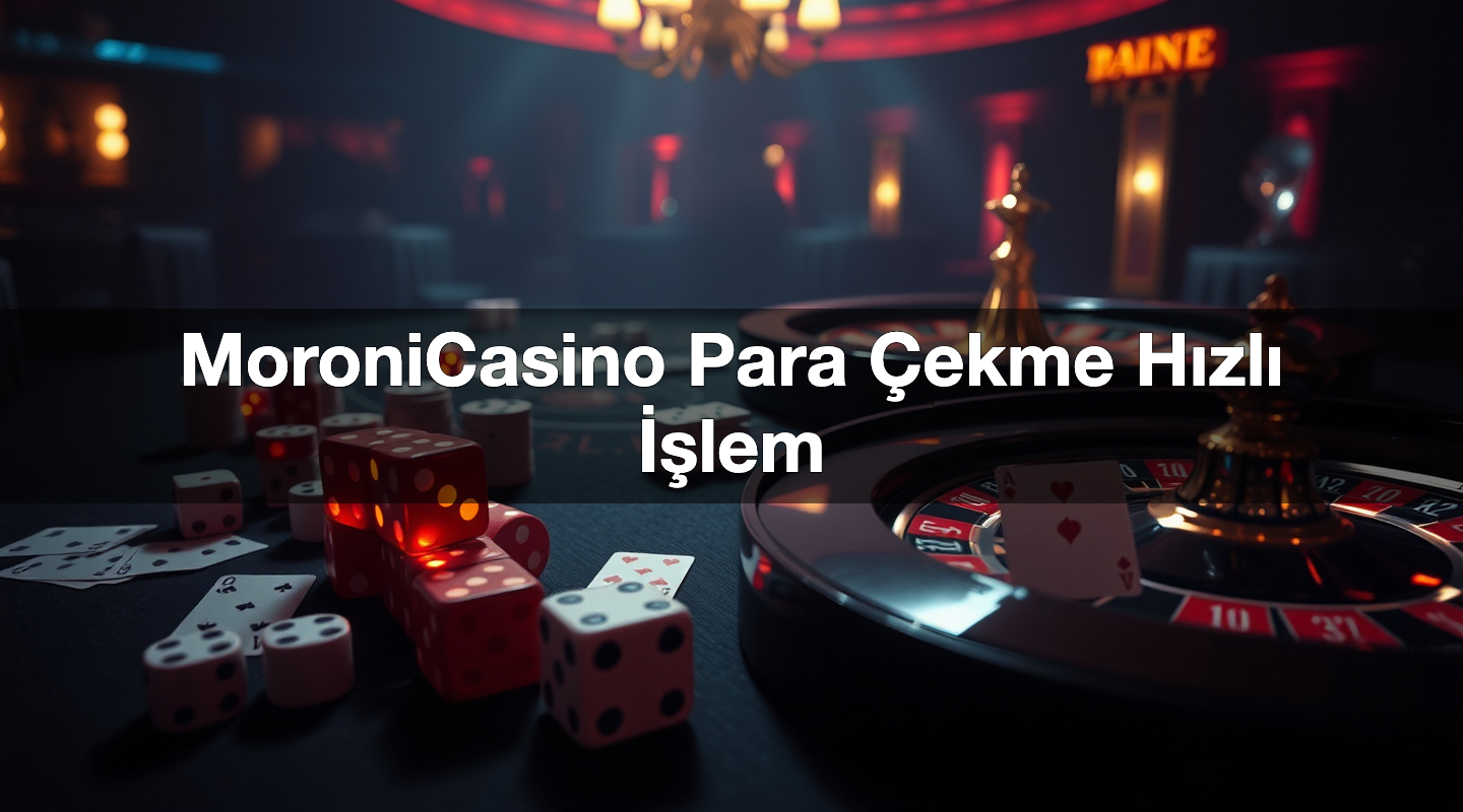 MoroniCasino Para Çekme Hızlı İşlem